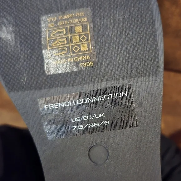 NEW! French Connection Over-the-Knee Micro Suede Boots /Size 7.5 US/ Black - Picture 7 of 8